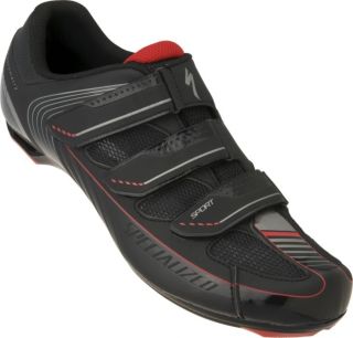 Specialized SPORT RD SHOE BLK/RED/5.75 BLACK/RED