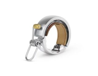 Knog Oi Luxe Large Fahrradklingel, 23.8 - 31.8mm, silver