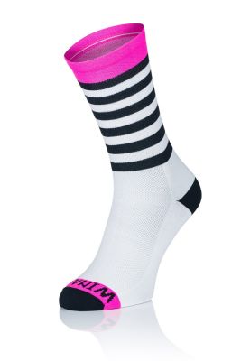 Winaar Socks Stripes BWP 36-38 wit/ roze