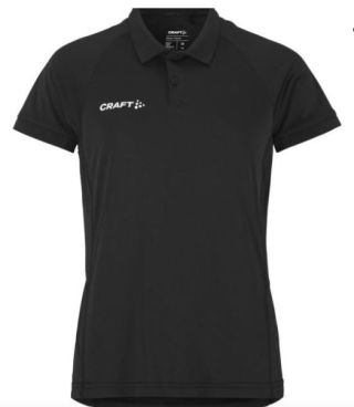 Craft Warm Half Polo W Black